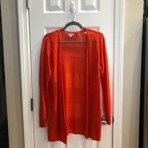 Great Condition! Red open-front cardigan